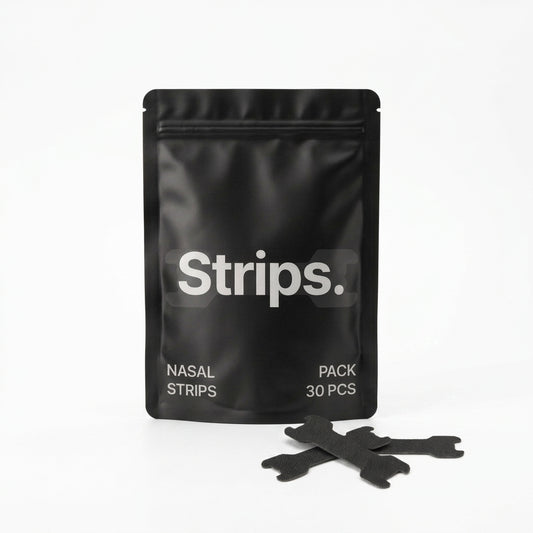 Black Nasal Strips — product on white background