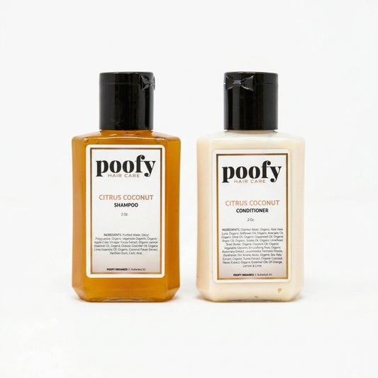 Citrus Coconut Shampoo & Conditioner - Travel Set — product on white background
