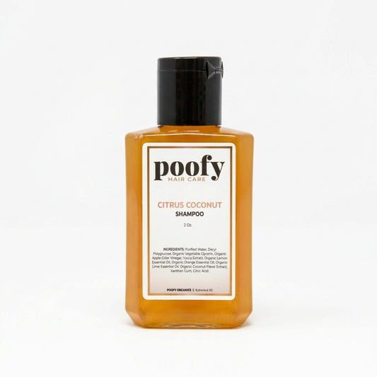 Citrus Coconut Shampoo - Travel — product on white background