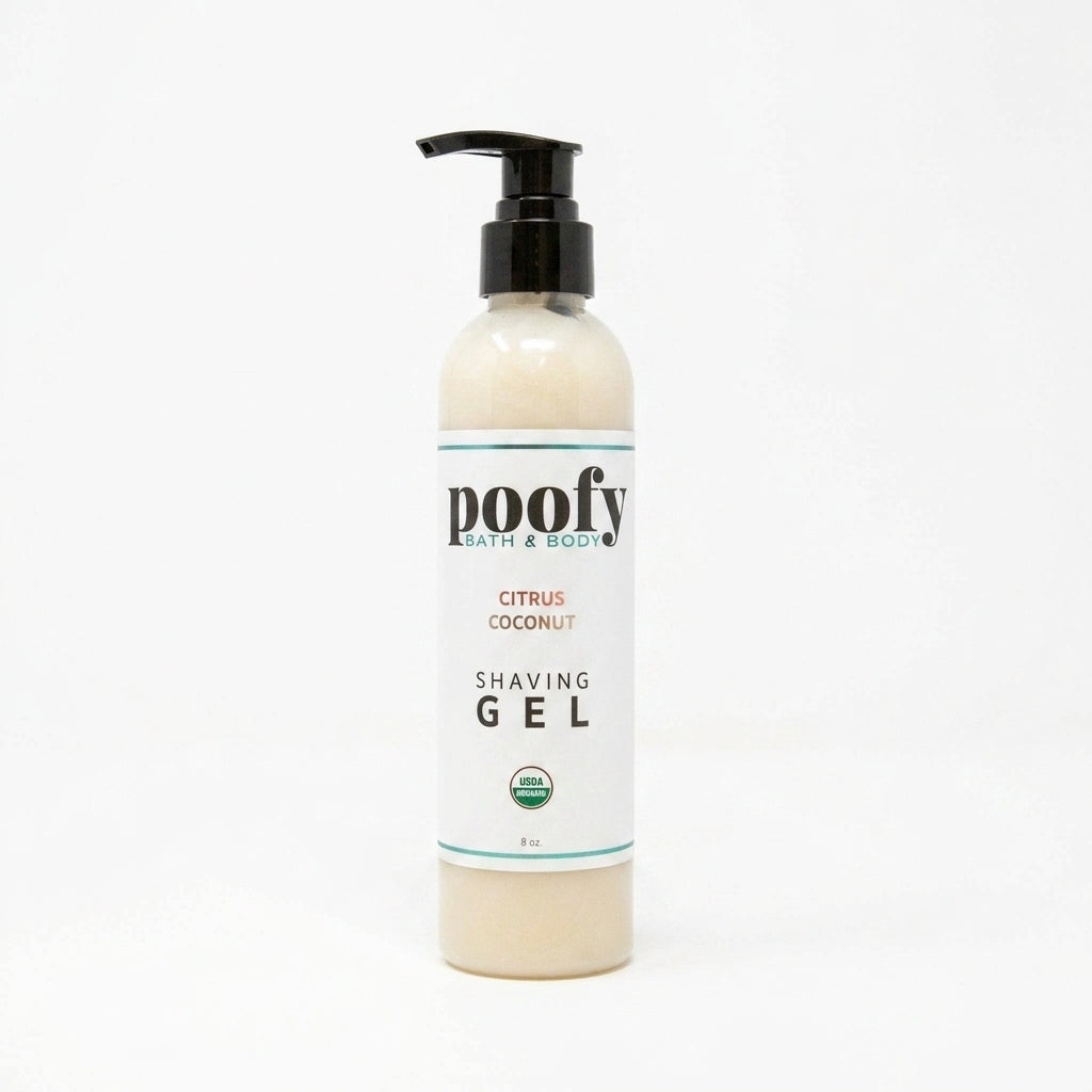 Citrus Coconut Shaving Gel Organic — product on white background