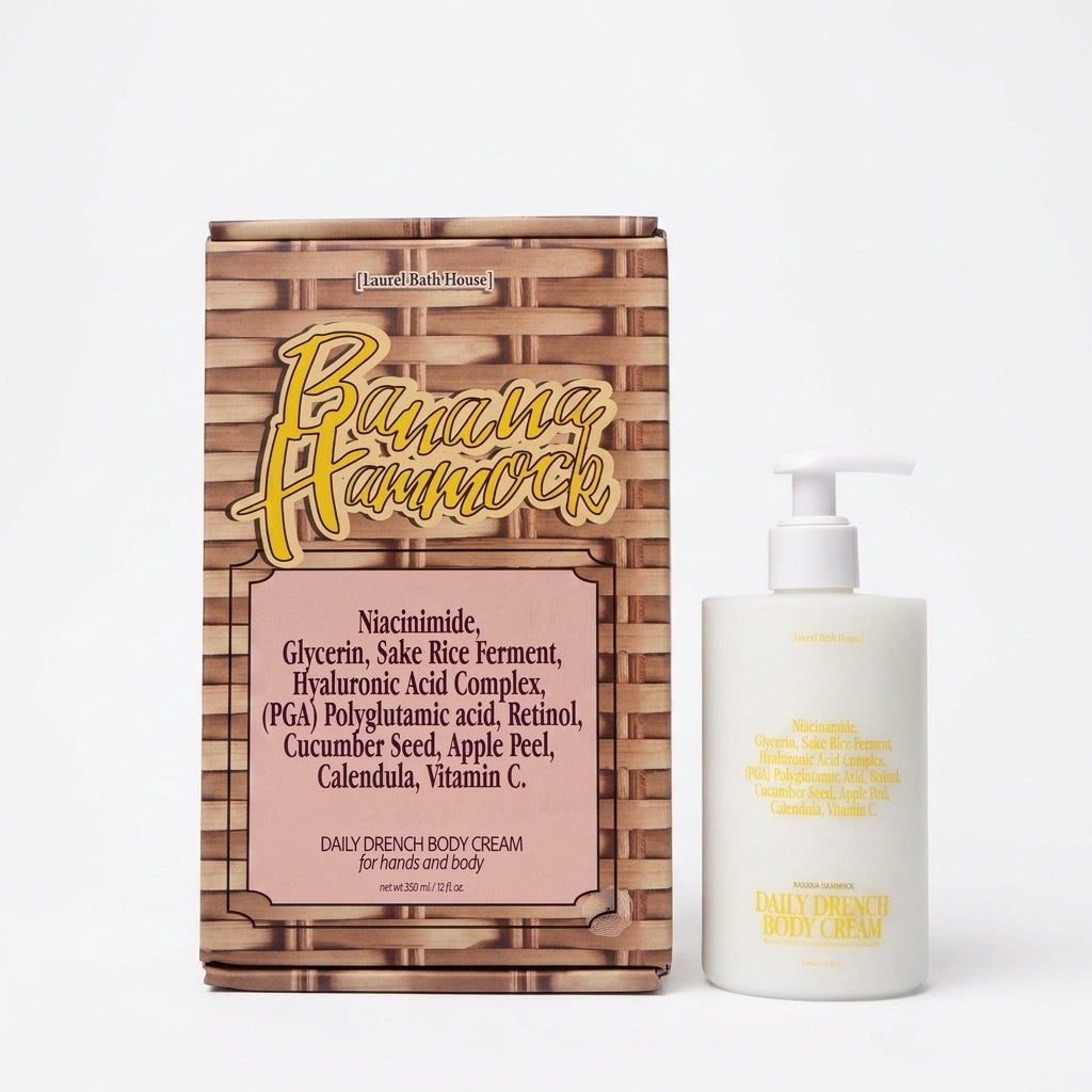 Laurel Bath House Banana Hammock Daily Body Cream — product on white background
