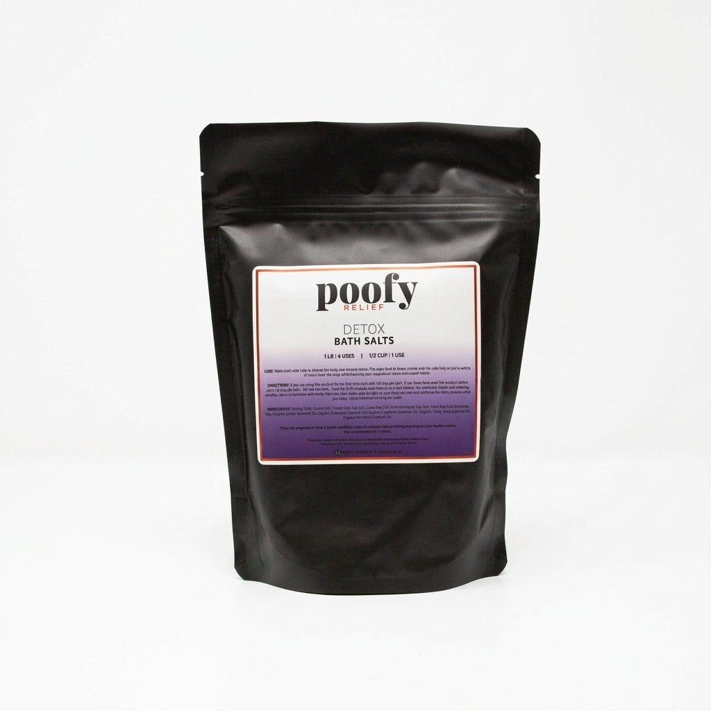 Detox Bath Salts — product on white background