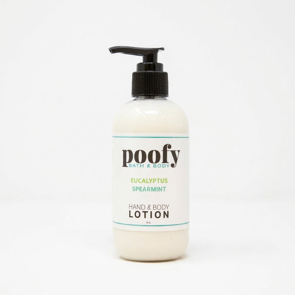 Eucalyptus Spearmint Hand & Body Lotion — product on white background
