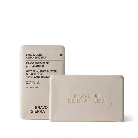 Bravo Sierra Face & Body Cleansing Bar — product on white background