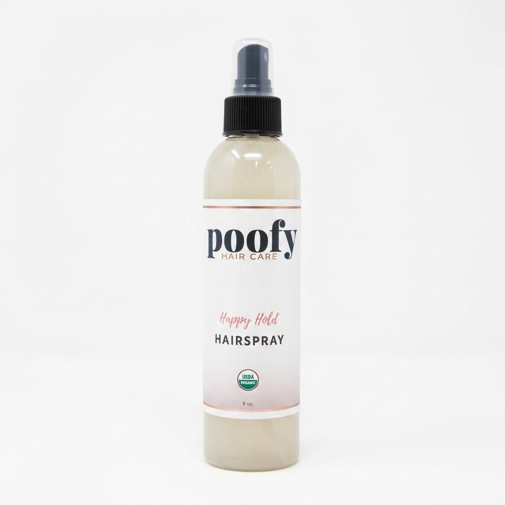 Happy Hold Hair Spray Organic — product on white background