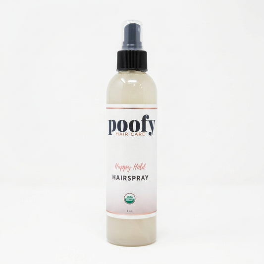 Happy Hold Hair Spray Organic — product on white background