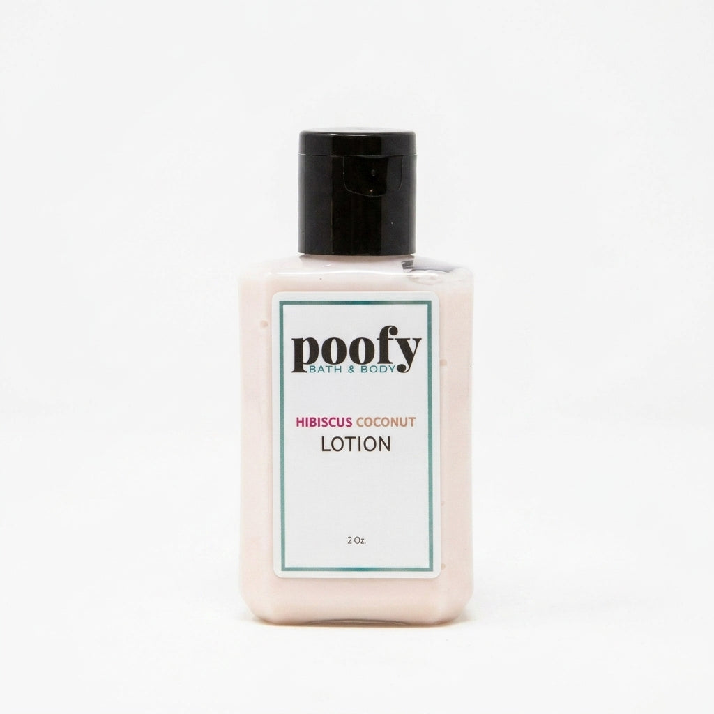 Hibiscus Coconut Hand & Body Lotion - Travel — product on white background
