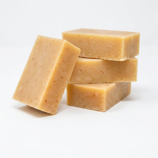 Honey Exfoliating Soap Bar Organic — product on white background