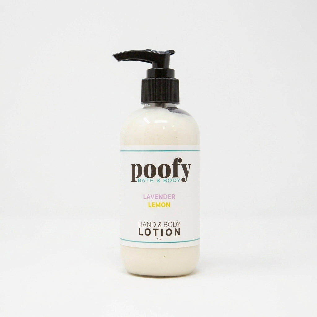 Lavender Lemon Hand & Body Lotion — product on white background