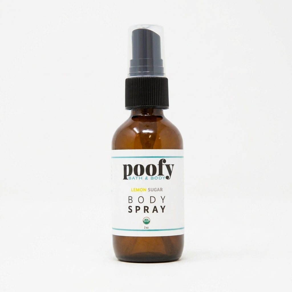 Lemon Sugar Body Spray Organic — product on white background