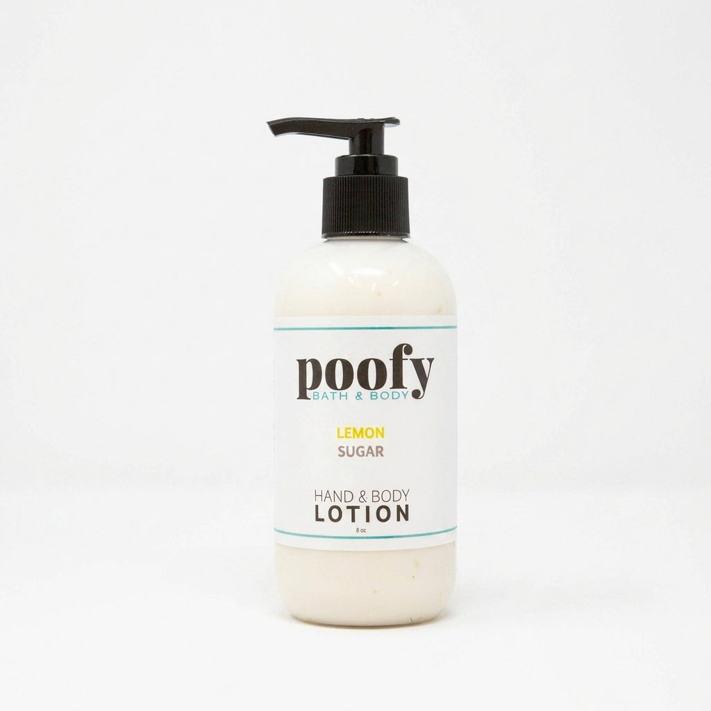 Lemon Sugar Hand & Body Lotion — product on white background