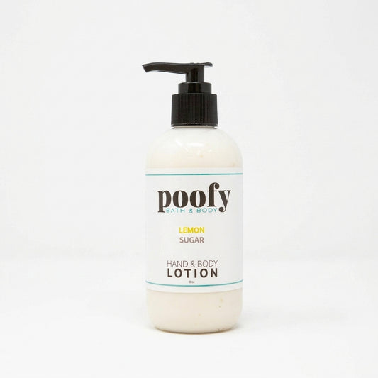 Lemon Sugar Hand & Body Lotion — product on white background