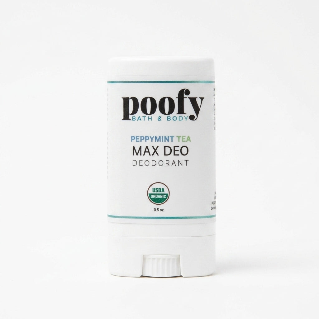 Max Deo Peppymint Tea Deodorant Organic – Travel — product on white background