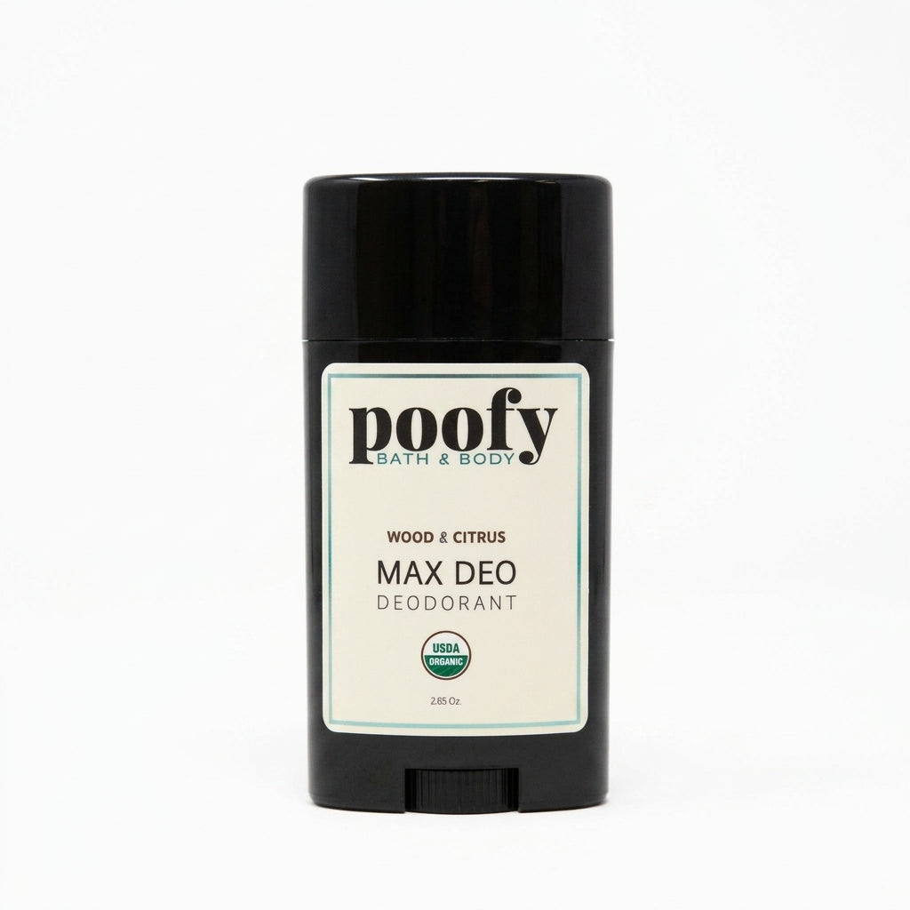 Max Deo Wood & Citrus Deodorant Organic — product on white background