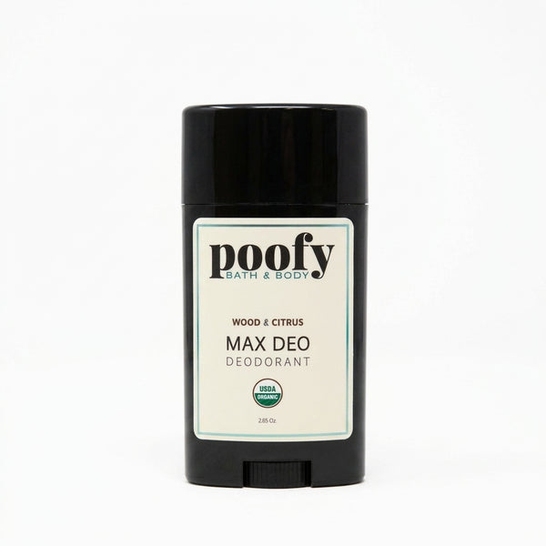 Max Deo Wood & Citrus Deodorant Organic — product on white background
