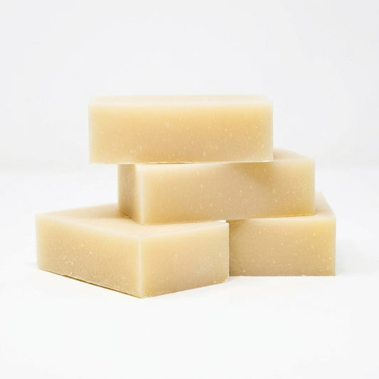 Naturally Unscented Sensitive Skin Soap Bar — product on white background