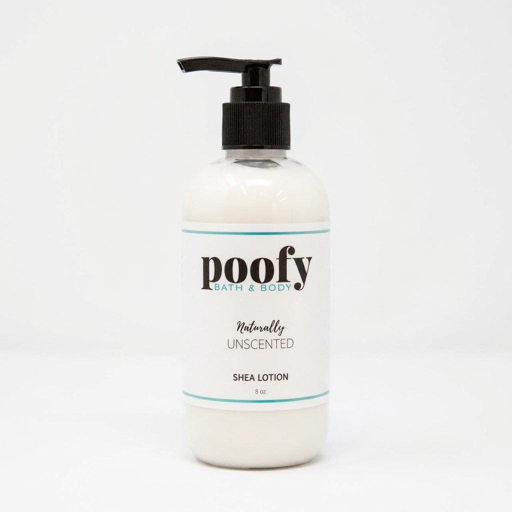 Naturally Unscented Shea Lotion — product on white background