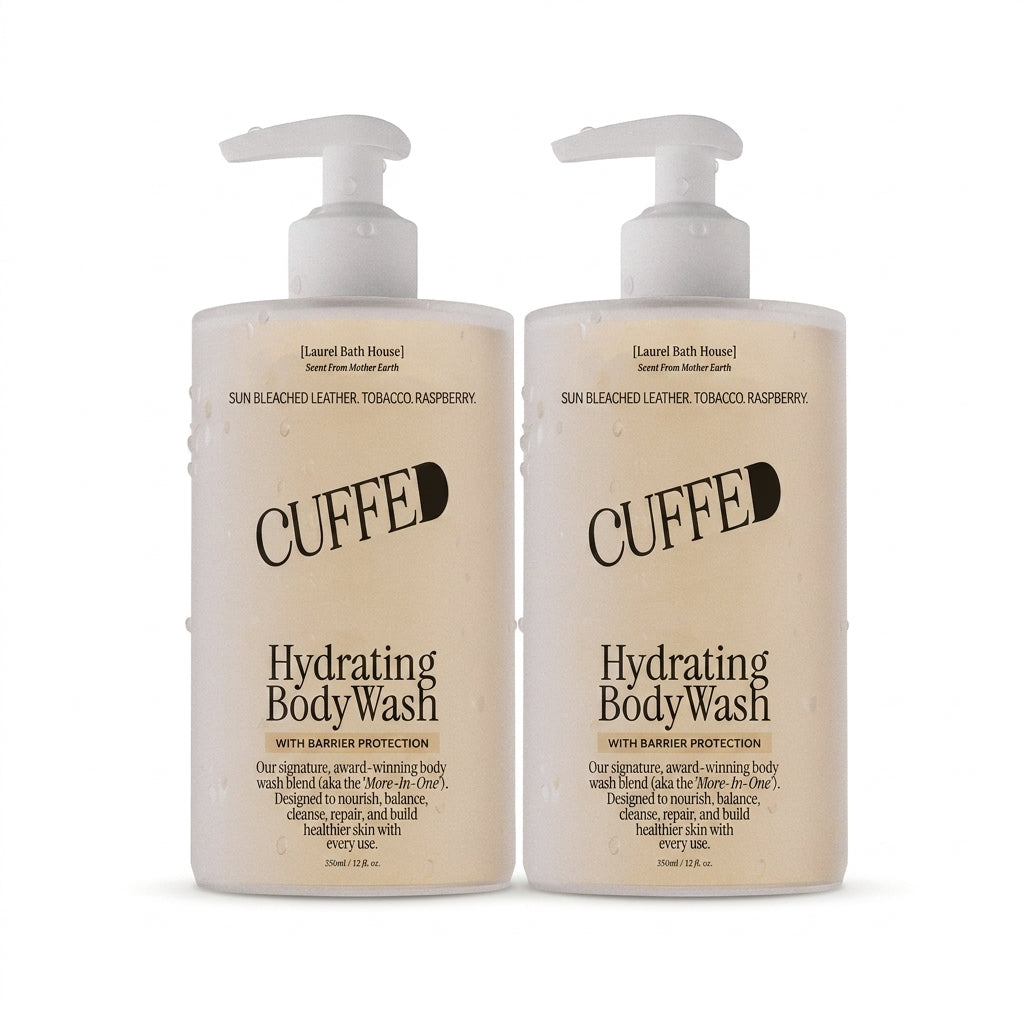 Laurel Bath House Cuffed Lite Body Wash 2-Pack — product on white background