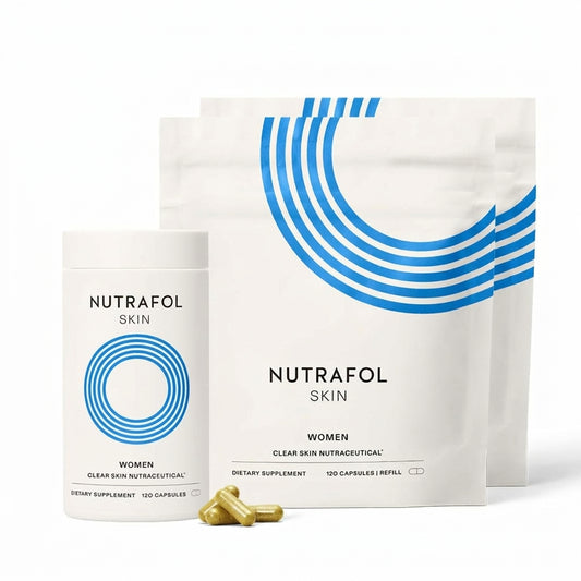 Nutrafol Clear Skin Nutraceutical Acne Supplement 3-Month Supply — product on white background