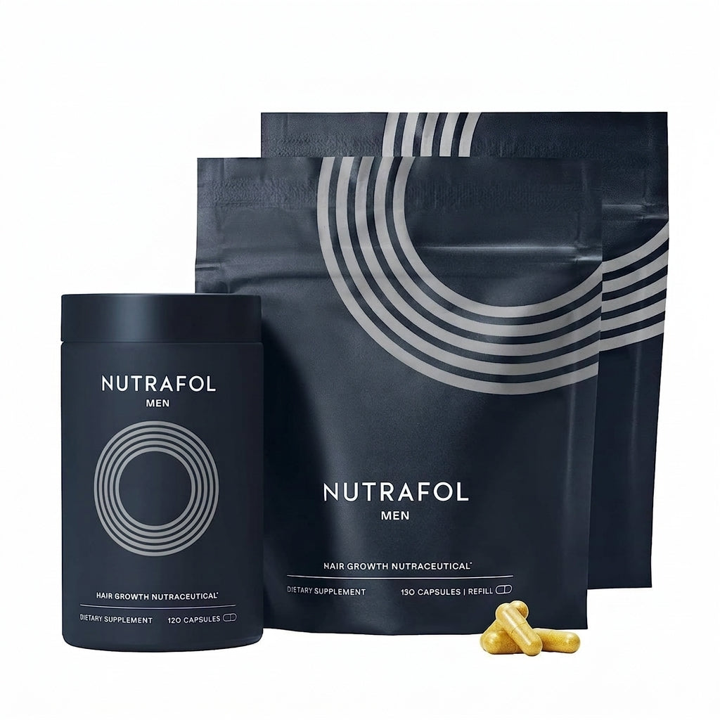 Nutrafol Men's Hair Growth Supplement 3-Month Supply — product on white background