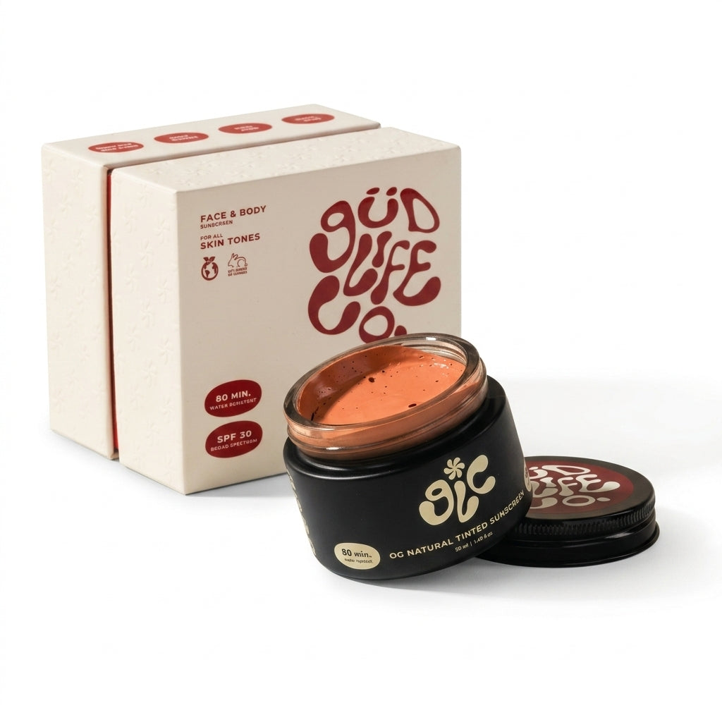 Gud Life Co Tinted Mineral Sunscreen SPF 30 — product on white background