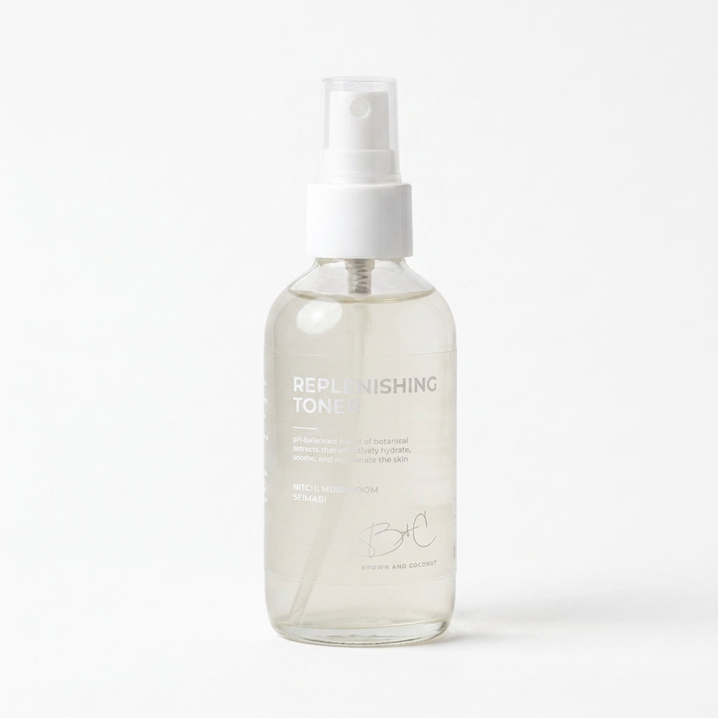 Brown and Coconut Replenishing Toner — product on white background