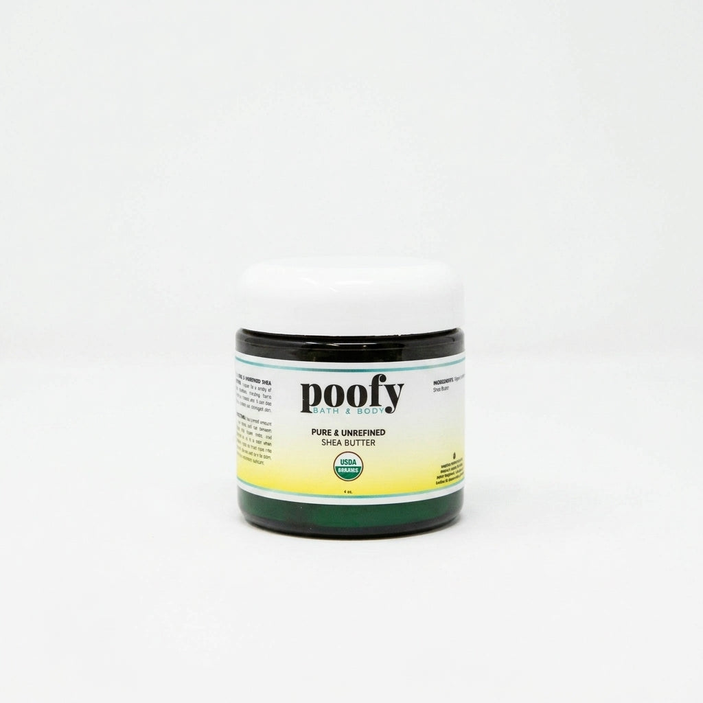 SHEA BUTTER - Pure, Unrefined, Organic — product on white background