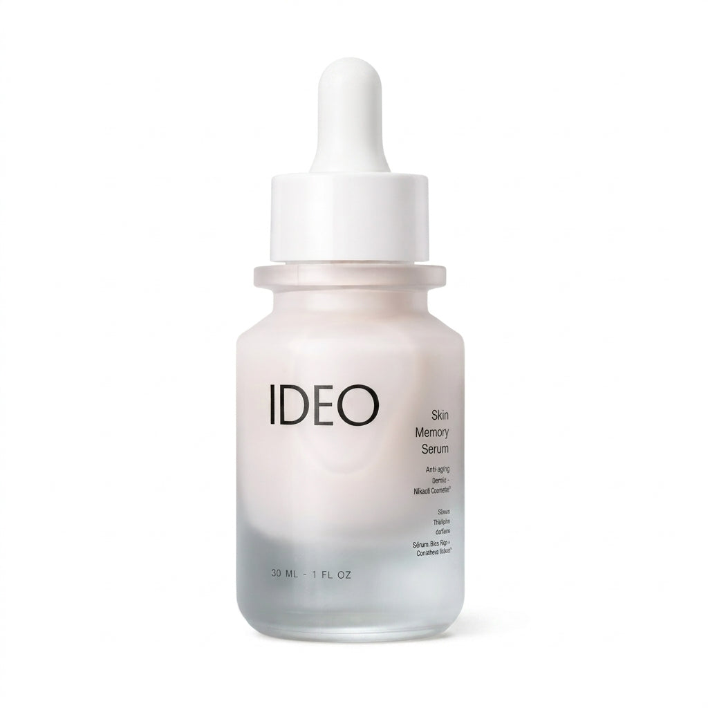 IDEO Skincare Skin Memory Serum — product on white background