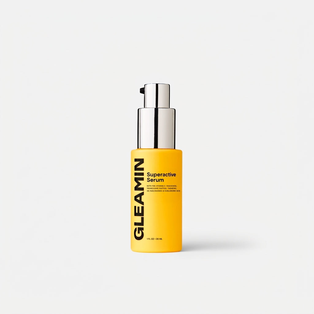 Gleamin Superactive Vitamin C Serum — product on white background