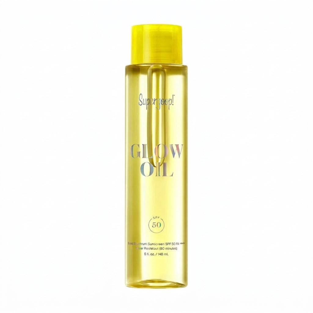 Supergoop! Glow Oil SPF 50 Dry Body Oil 5 Oz — product on white background