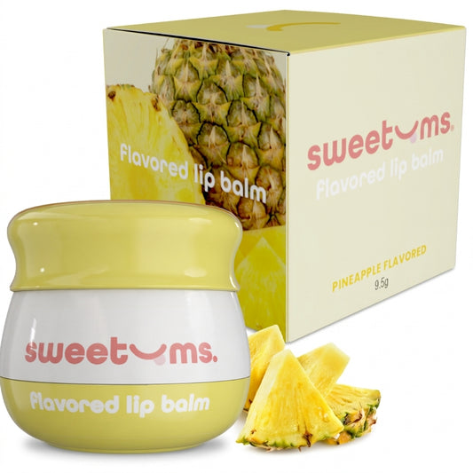 Sweetums Pineapple Flavored Lip Balm — product on white background