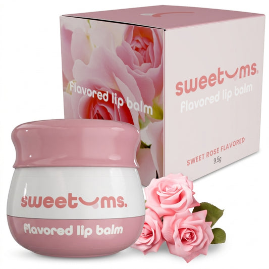 Sweetums Sweet Rose Flavored Lip Balm — product on white background