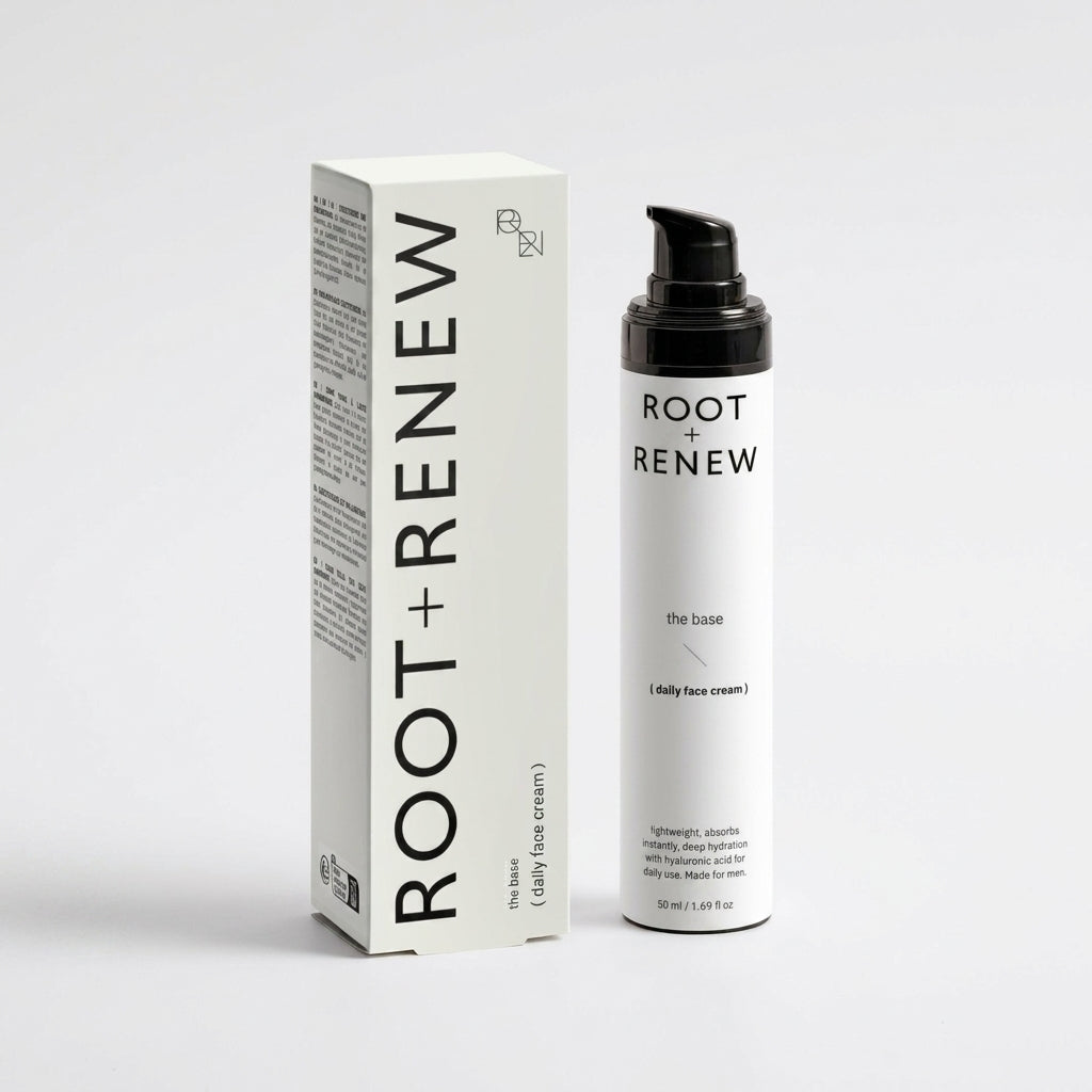 The Base — Daily Face Cream for Men — product on white background