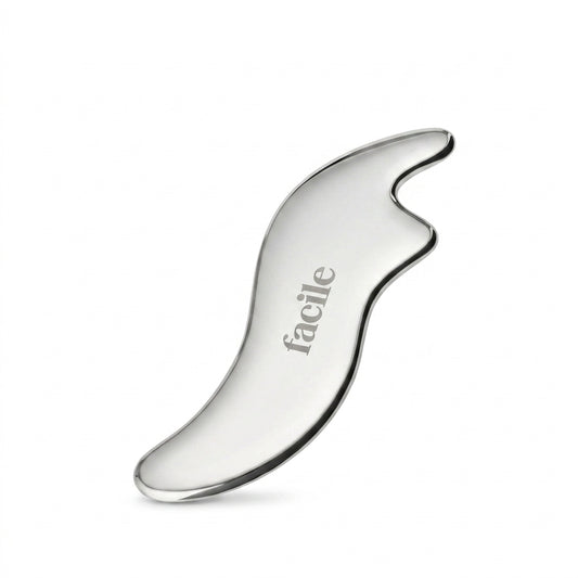 Facile Stainless Steel Gua Sha Tool — product on white background