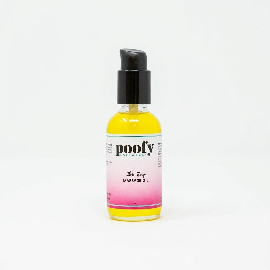 Their Story Massage Oil — product on white background
