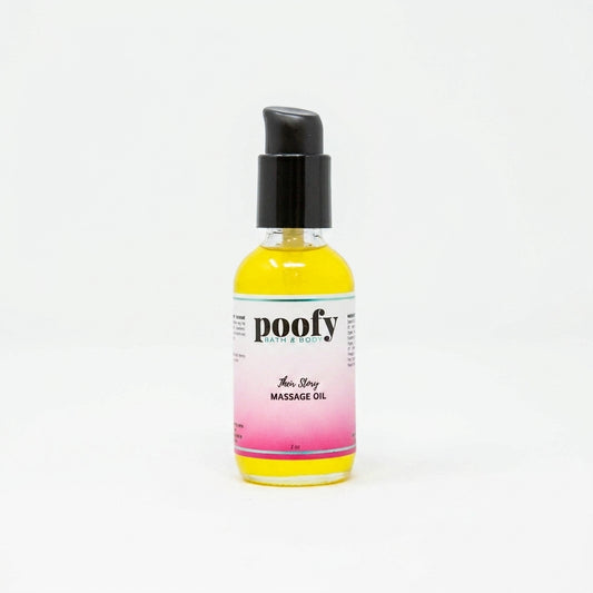 Their Story Massage Oil — product on white background