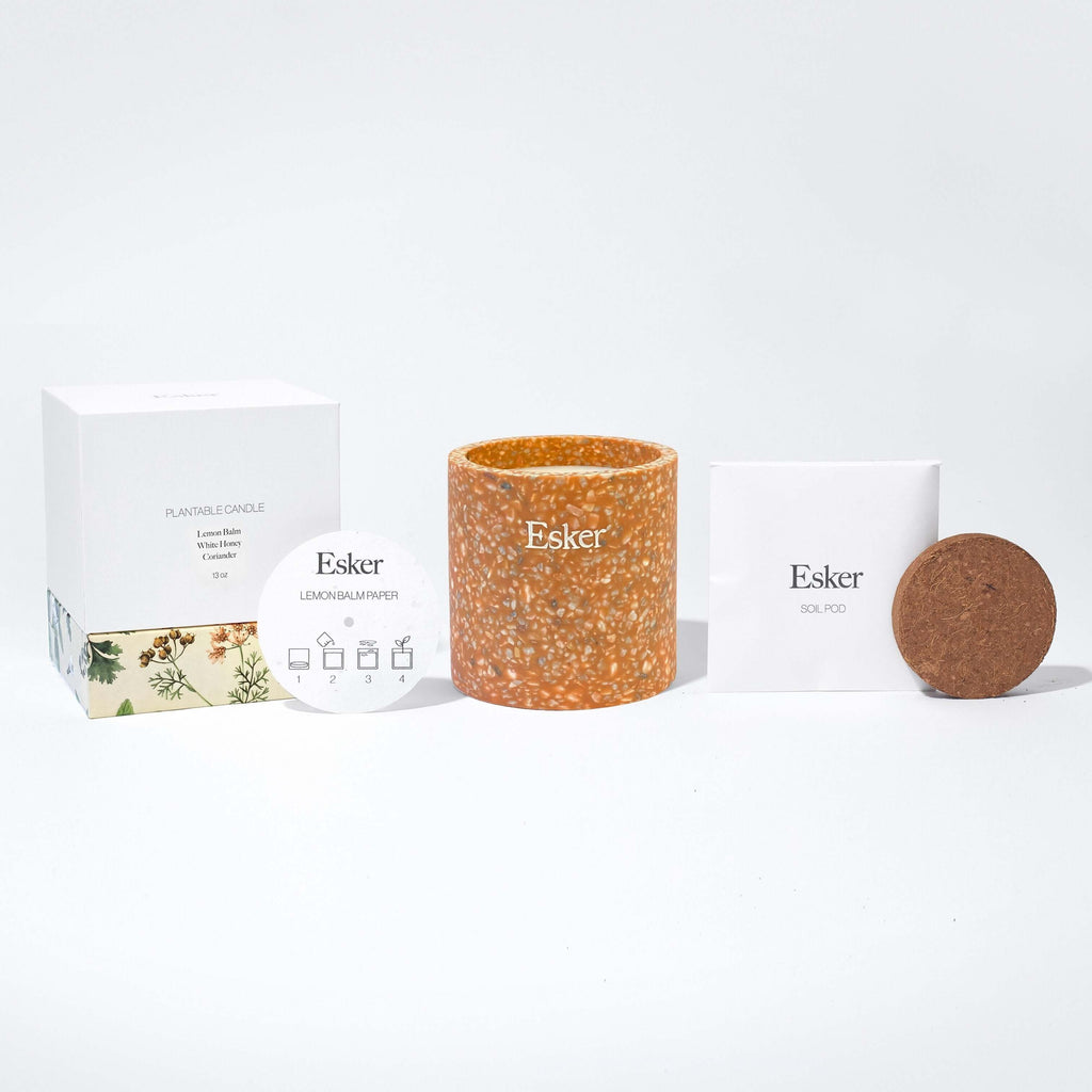 Esker Terracotta Plantable Soy Candle